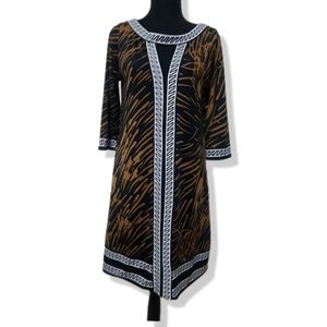 Tracy negoshian dress size S  animal printed!